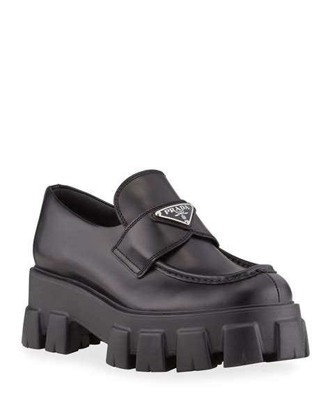 prada loagers|prada platform loafers.